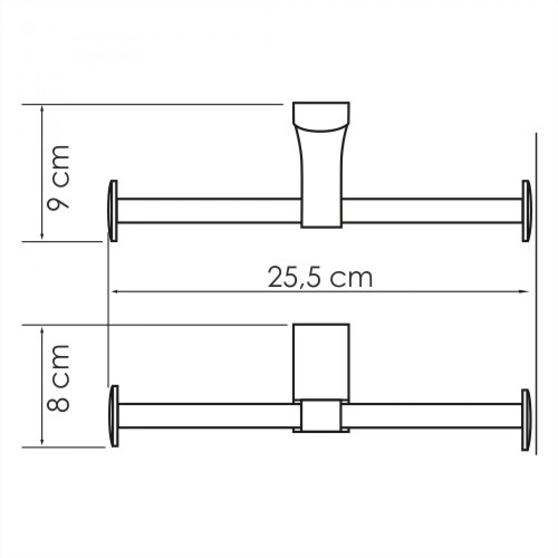 Держатель туалетной бумаги WasserKRAFT Leine K-5096D, хром