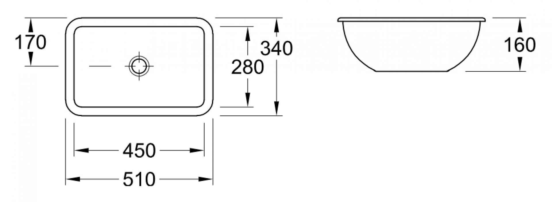 Раковина Villeroy & Boch Loop & friends 6163 10 01 alpin