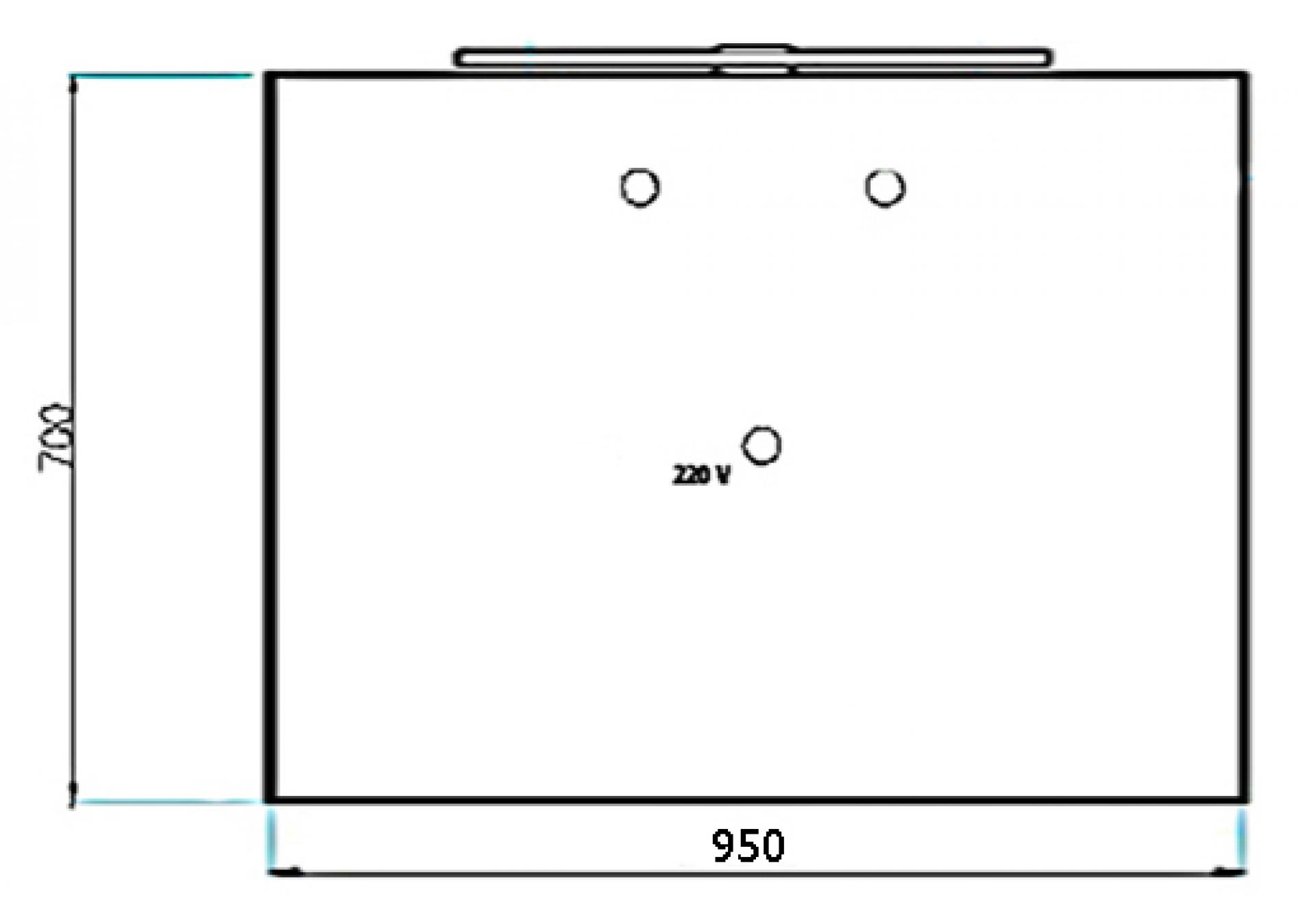 Зеркало с подсветкой Villeroy & Boch 2DAY2 A4149500 95 см