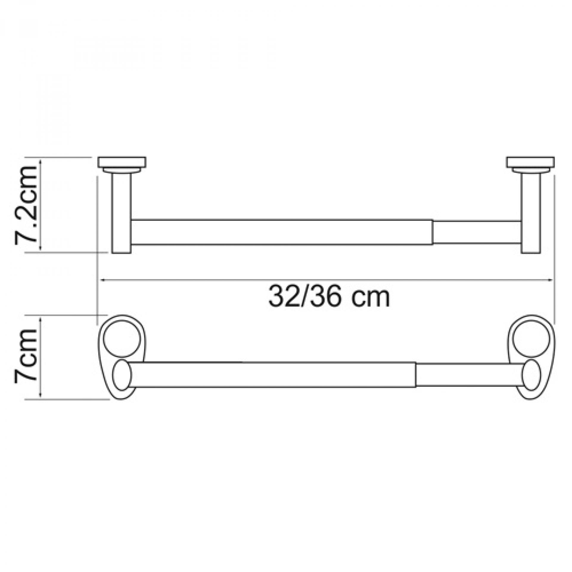 Держатель туалетной бумаги Wasserkraft Main 9222