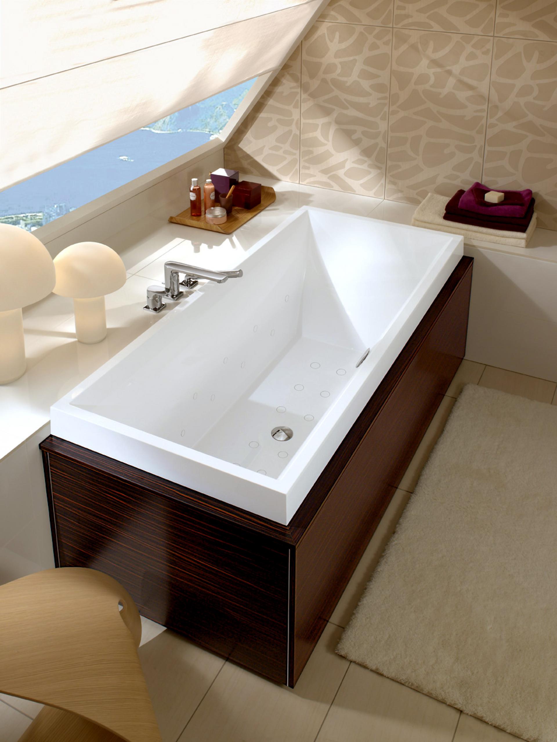 Акриловая ванна 180х80 Villeroy & Boch Squaro UBQ180SQR2V-96