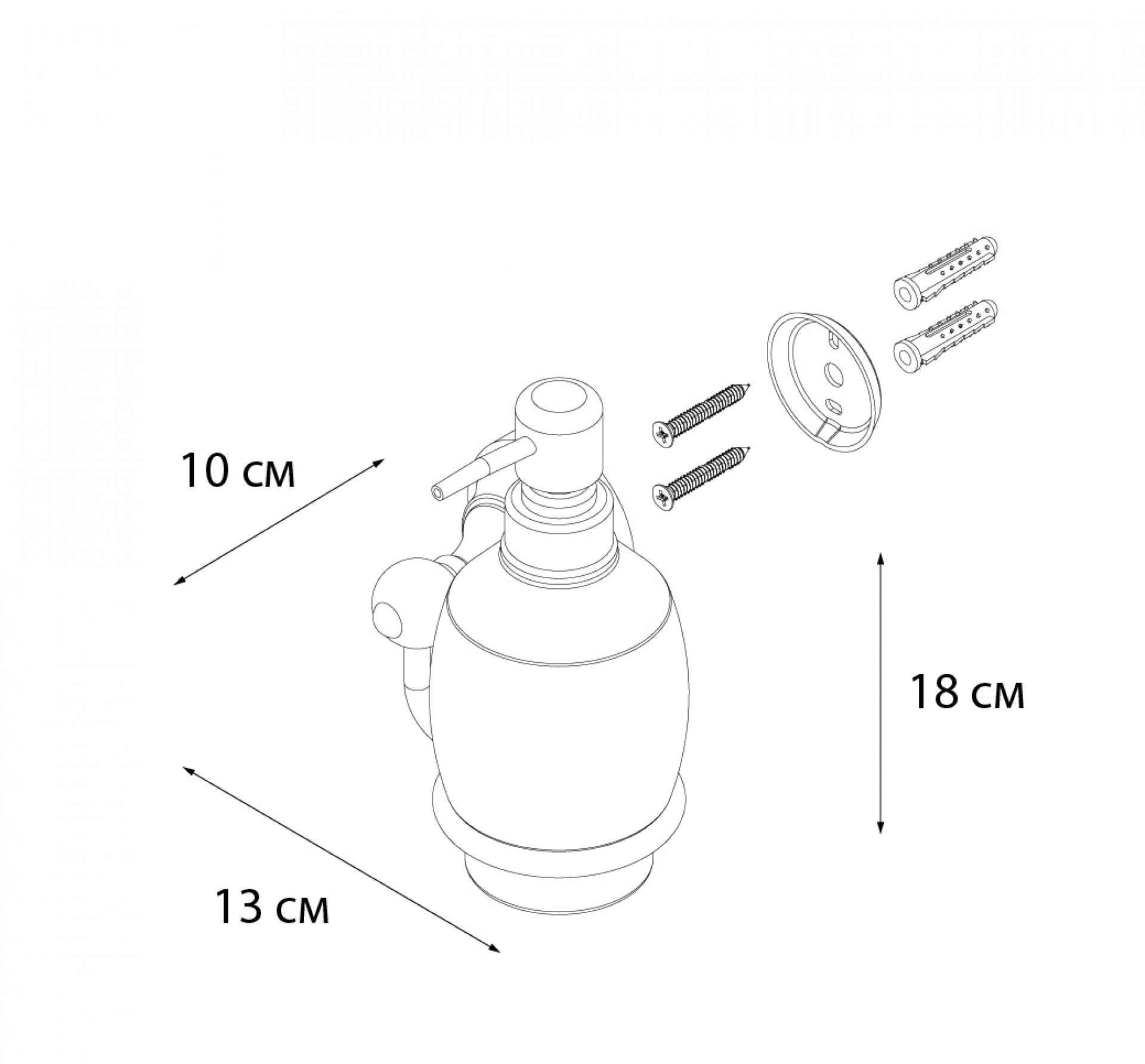 Дозатор жидкого мыла FIXSEN Bogema Gold FX-78512G