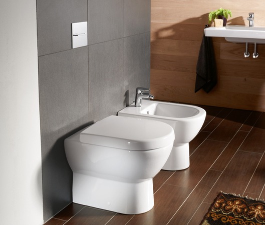 Биде напольное Villeroy & Boch Subway 7410 00R1 alpin Сeramicplus