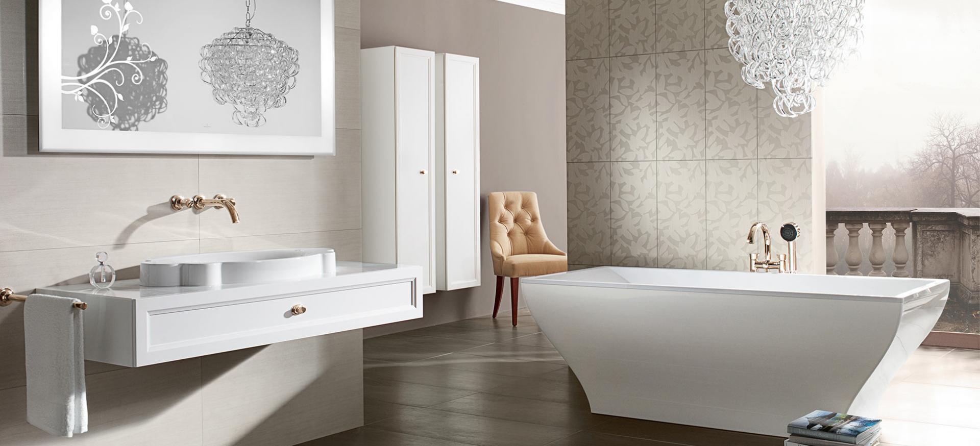 Шкаф-пенал Villeroy & Boch La Belle DX white brilliant R