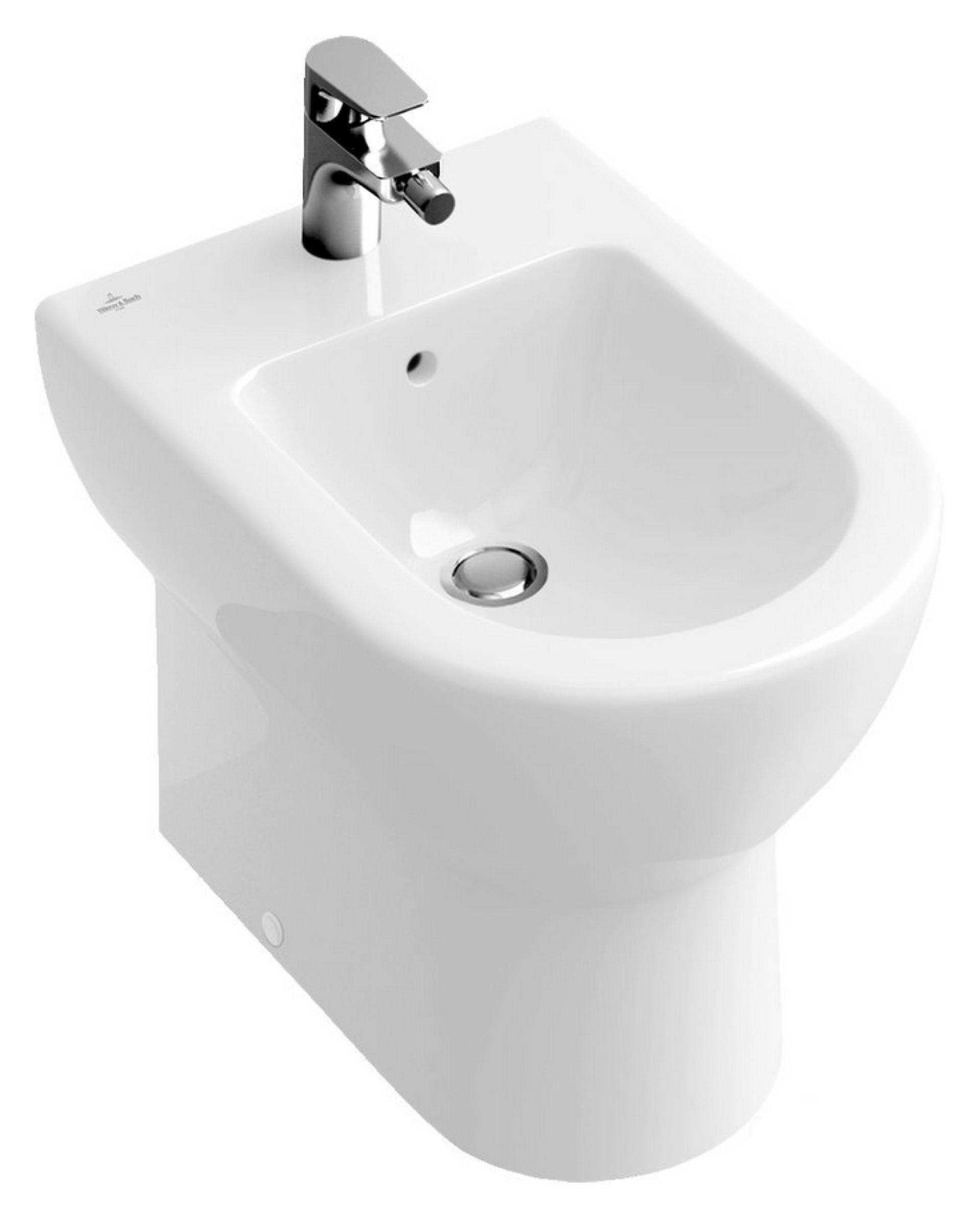 Биде напольное Villeroy & Boch Subway 7410 00R1 alpin Сeramicplus