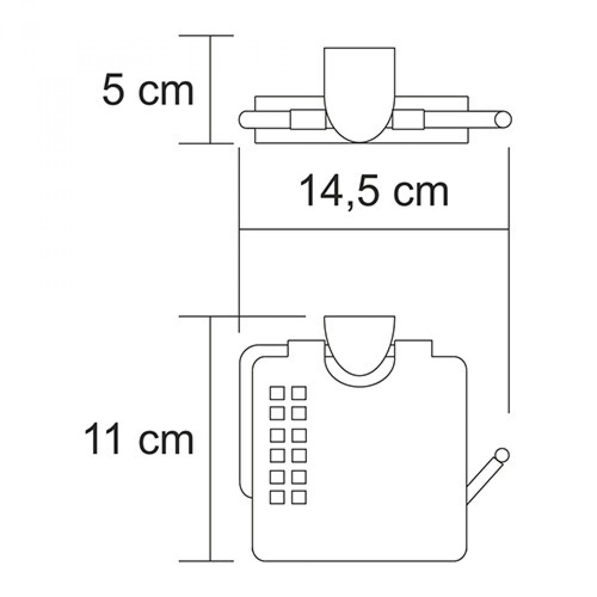 Держатель туалетной бумаги WasserKRAFT Kammel K-8325, хром