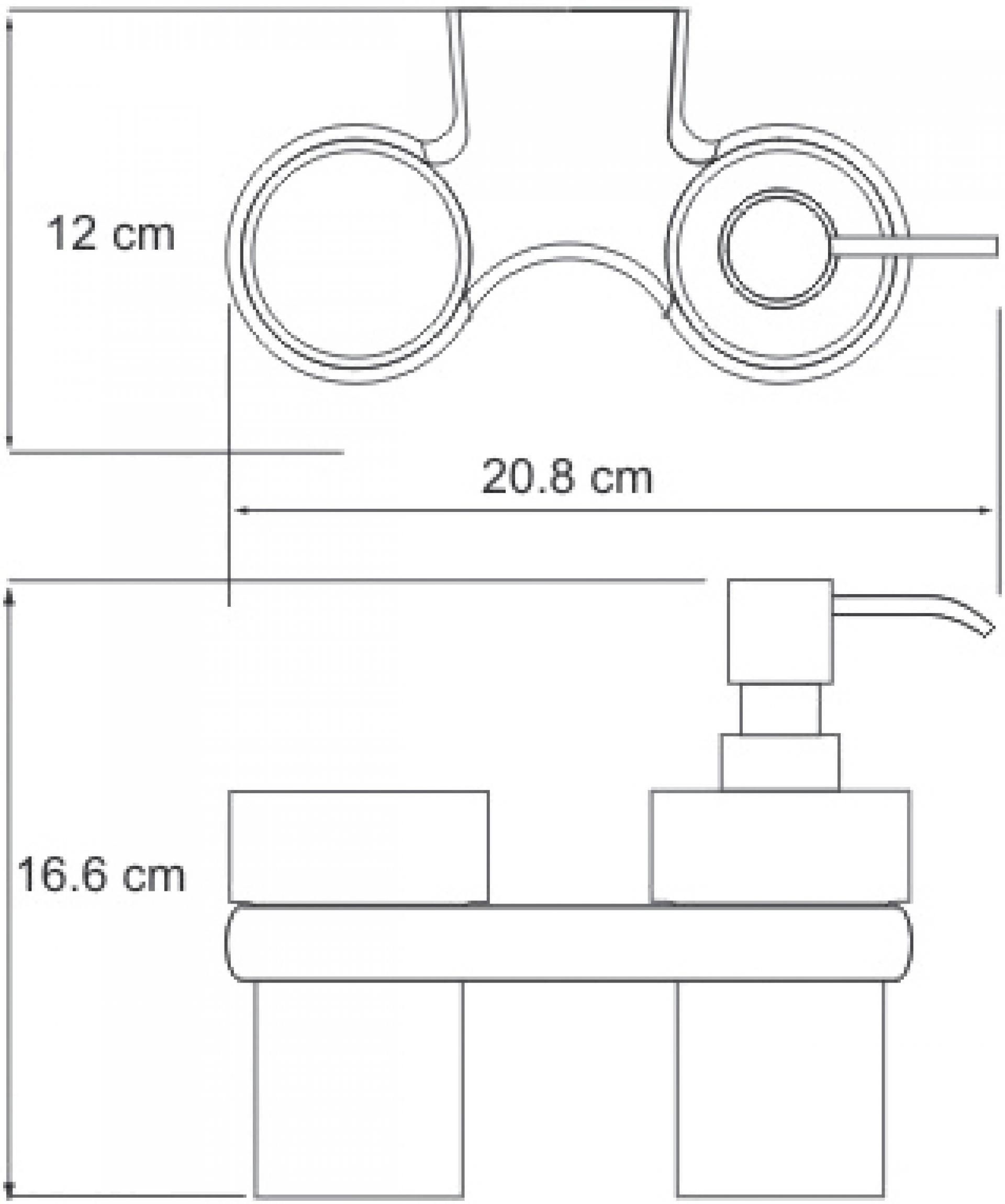 Держатель дозатора и стакана Wasserkraft Berkel 6889