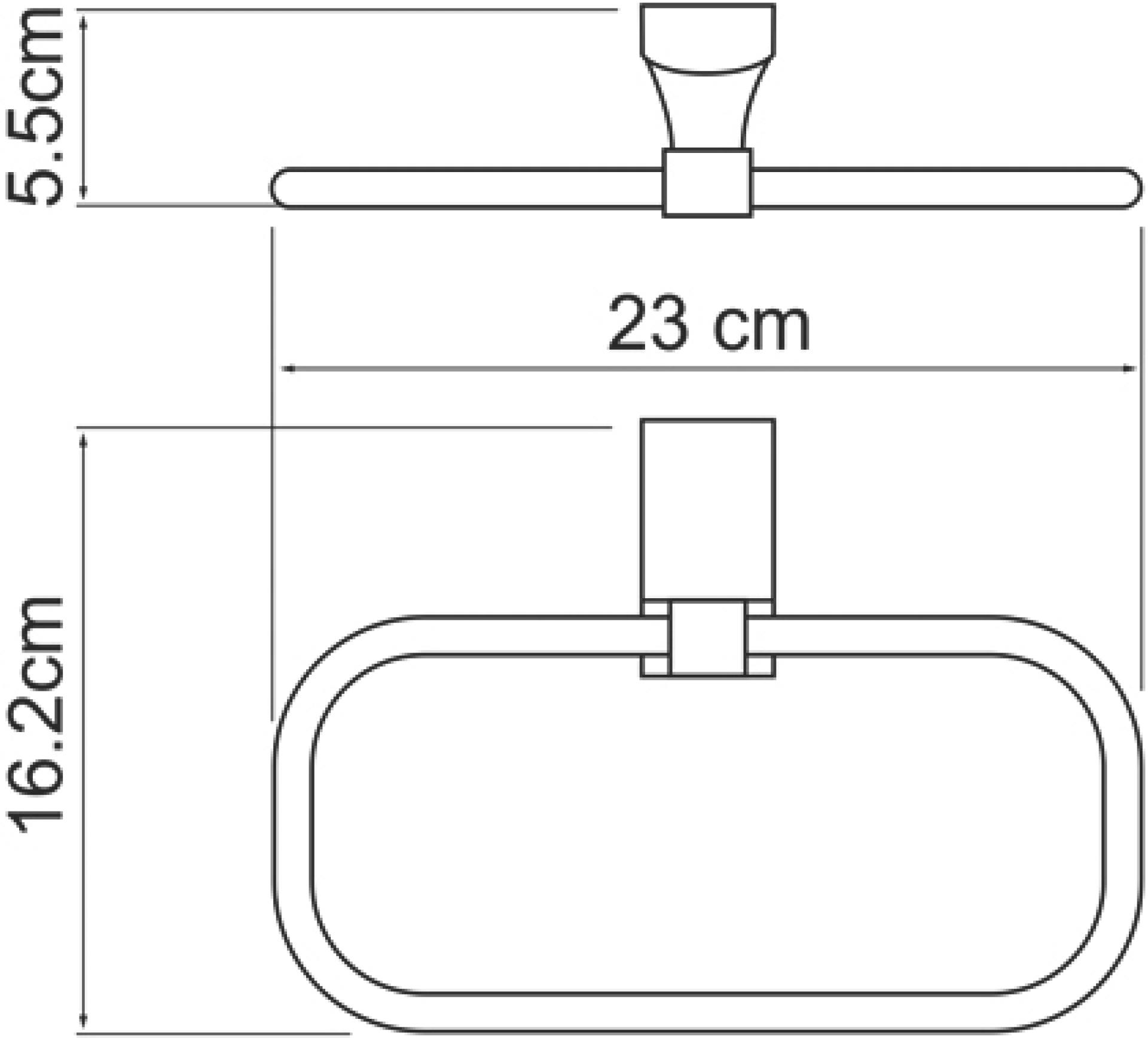 Держатель полотенец Wasserkraft Leine 5060WHITE