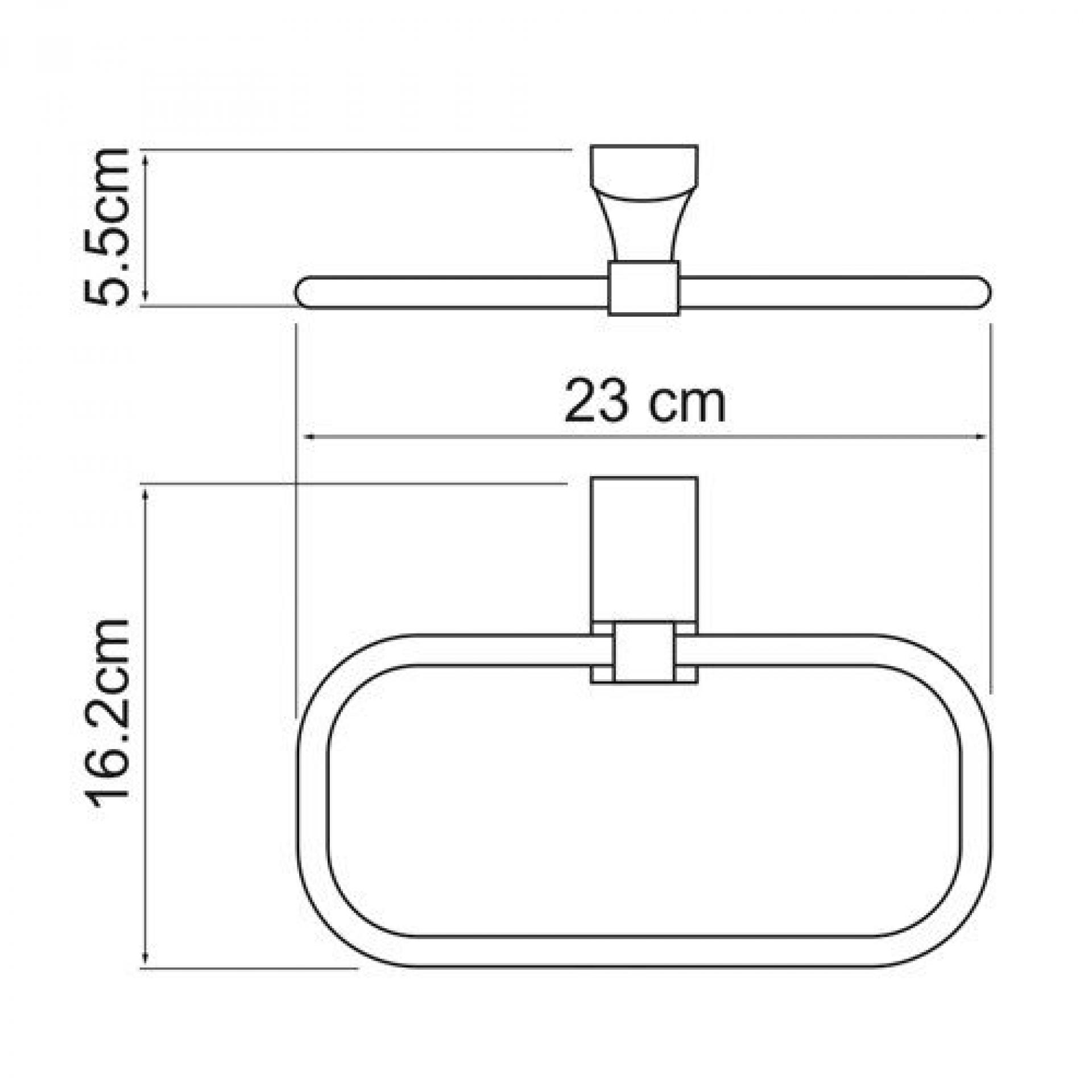 Держатель полотенец Wasserkraft Leine 5060