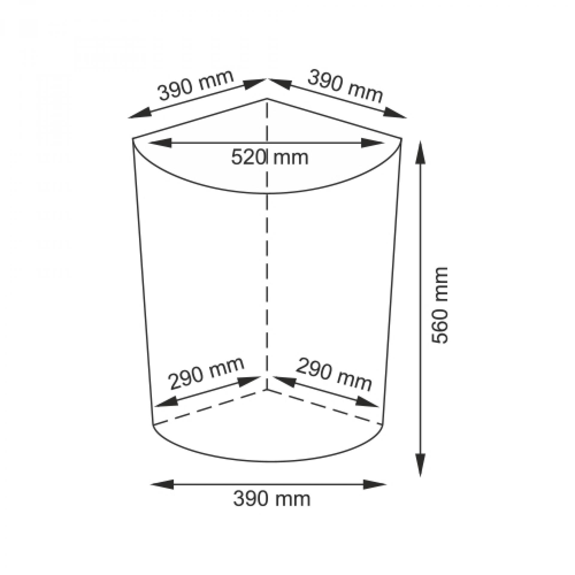 Корзина с крышкой Wasserkraft Vils WB-560-L