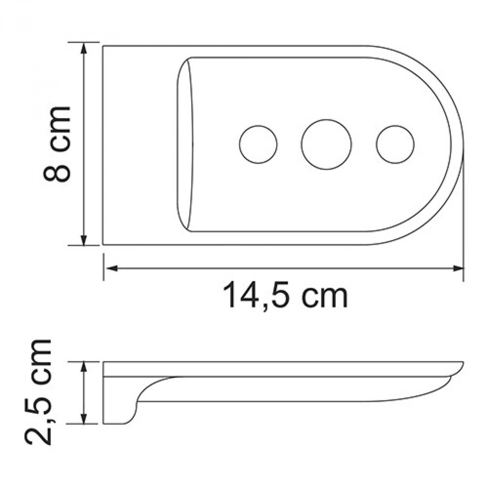 Мыльница решетка WasserKRAFT Kammel K-8369W, белый