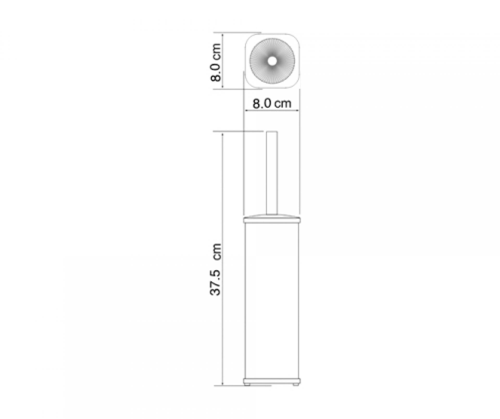 Щетка для унитаза Wasserkraft 1117