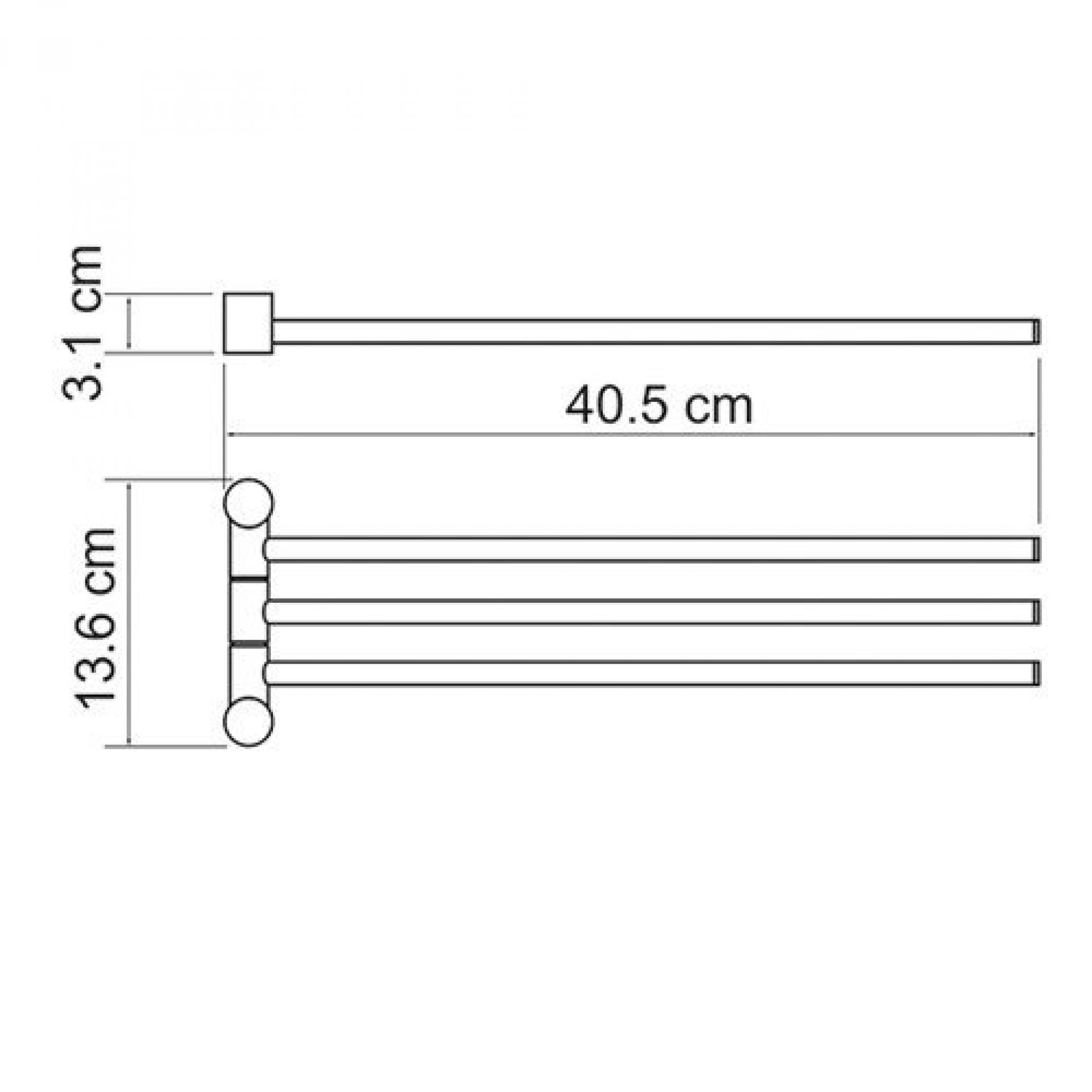 Держатель полотенец Wasserkraft 1033