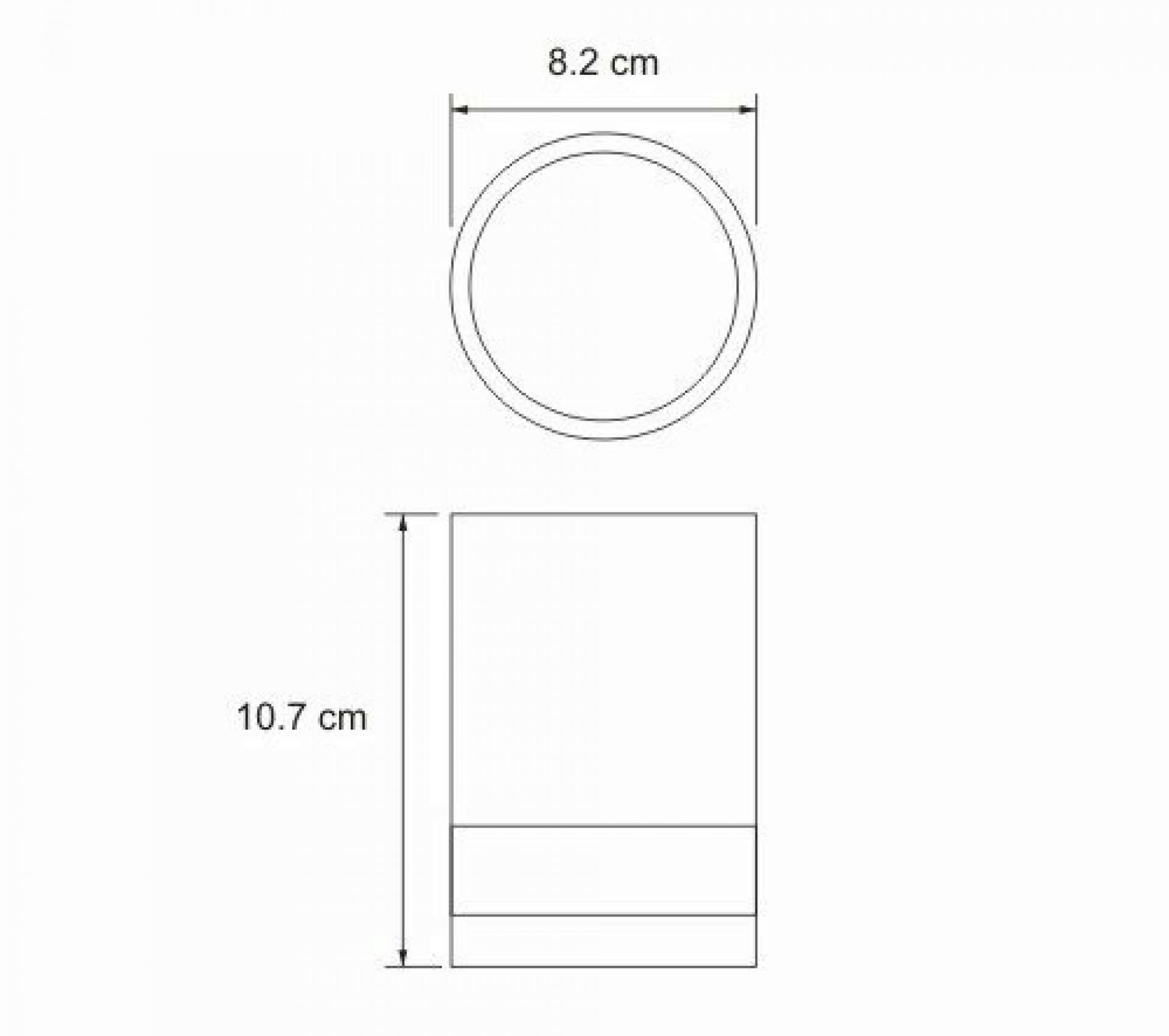 Стакан WasserKRAFT Inn K-4328, бежевый