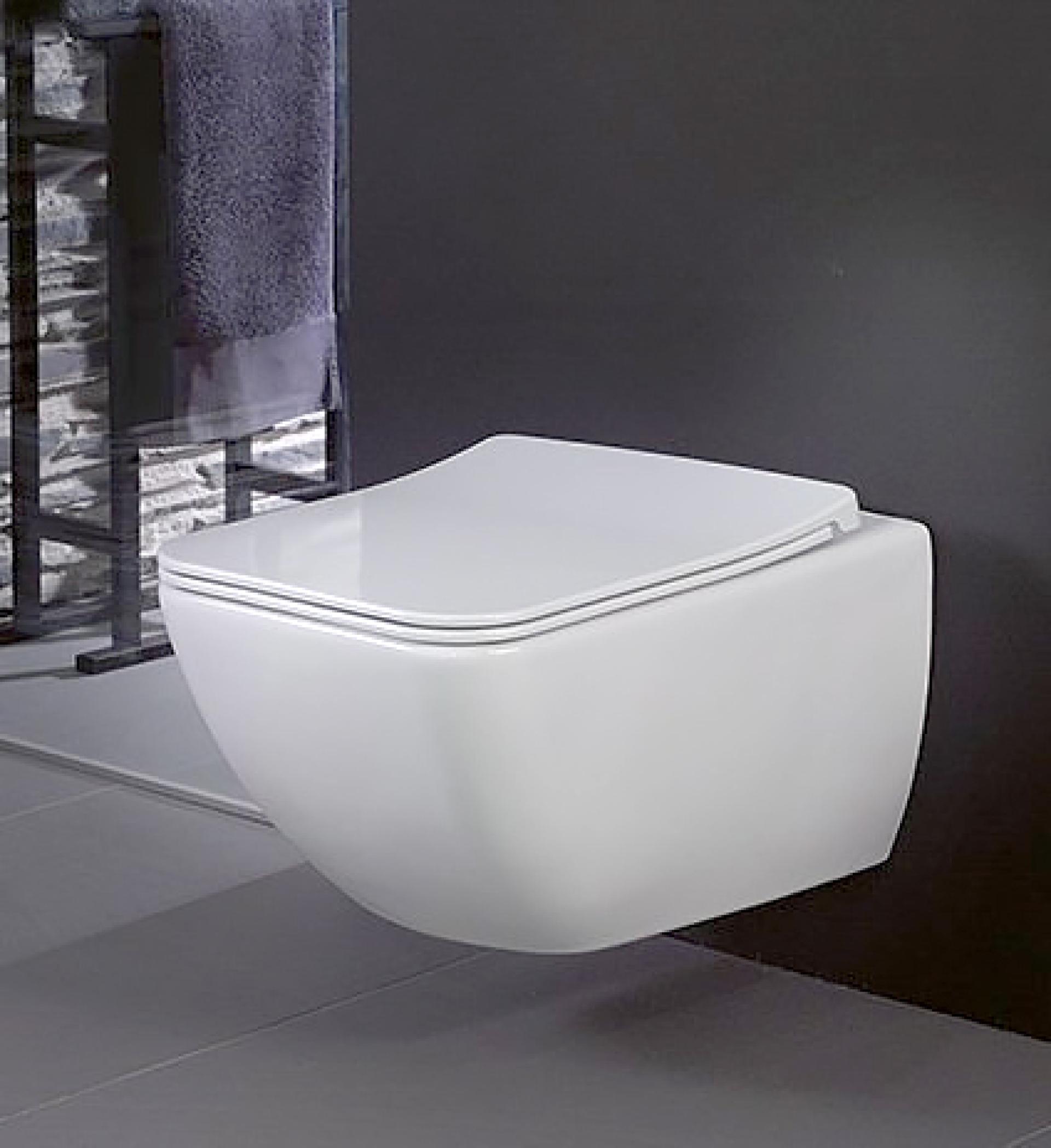 Унитаз подвесной Villeroy & Boch Venticello 4611RL01 безободковый с сиденьем микролифт