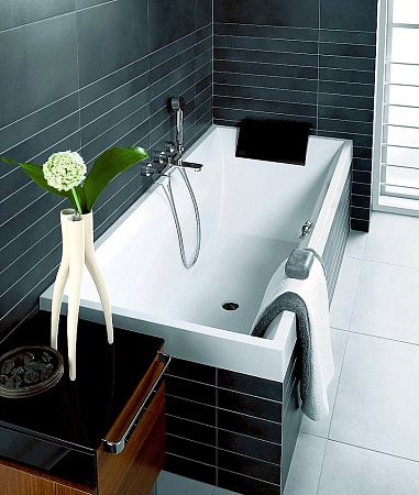 Квариловая ванна 180х80 Villeroy & Boch Squaro UBQ180SQR2V-96