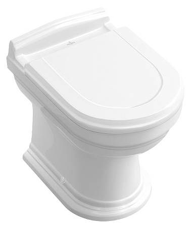 Унитаз приставной Villeroy & Boch Hommage 6663 10R2 star white