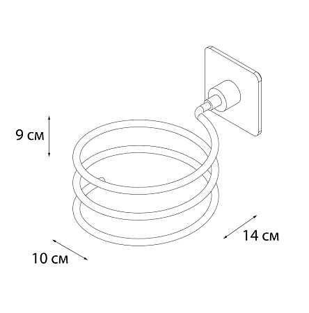 Держатель для фена FIXSEN Square FX-93119