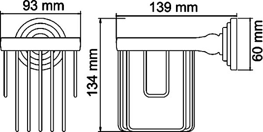 Держатель освежителя Wasserkraft Ammer 7045