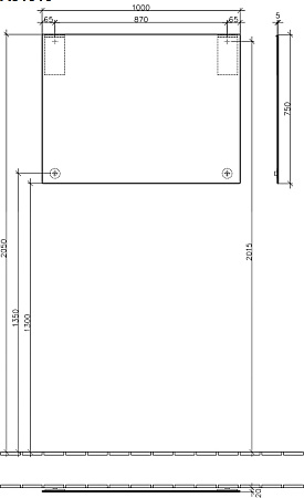 Мебель для ванной Villeroy & Boch Subway 2.0 100 eiche graphit