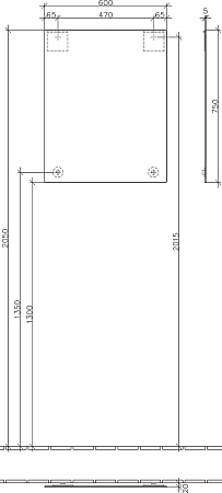 Мебель для ванной Villeroy & Boch Venticello 60 A92301 glossy white