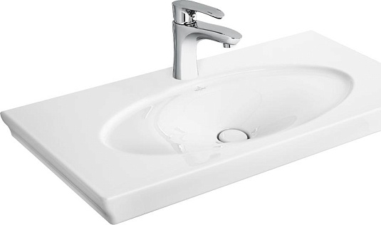 Тумба с раковиной Villeroy & Boch La Belle 135 white brilliant с 1 ящиком