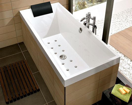 Акриловая ванна 180х80 Villeroy & Boch Squaro UBQ180SQR2V-96