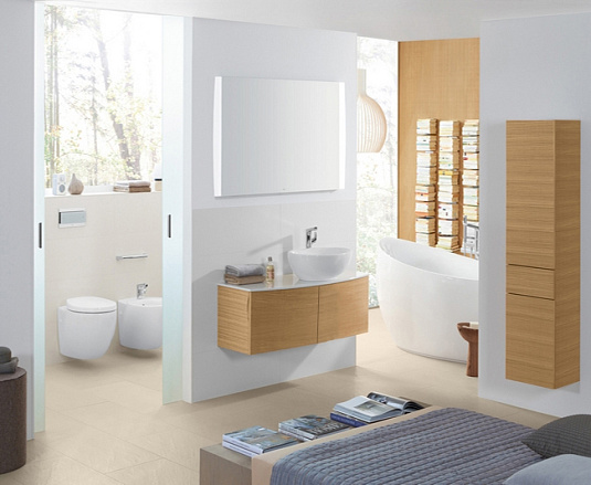 Тумба для комплекта Villeroy & Boch Aveo A845GFGG new generation 100 pure oak