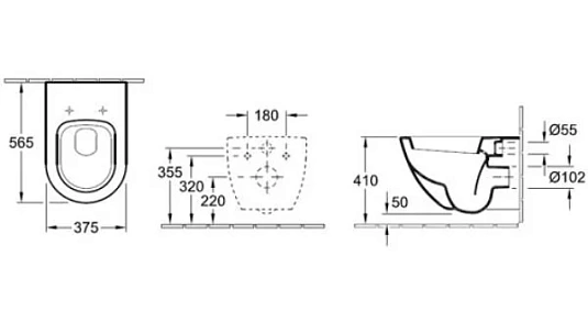 Инсталляция Grohe 38775001, с унитазом Villeroy&Boch Subway 6600 1001, сиденье микролифт, комплект